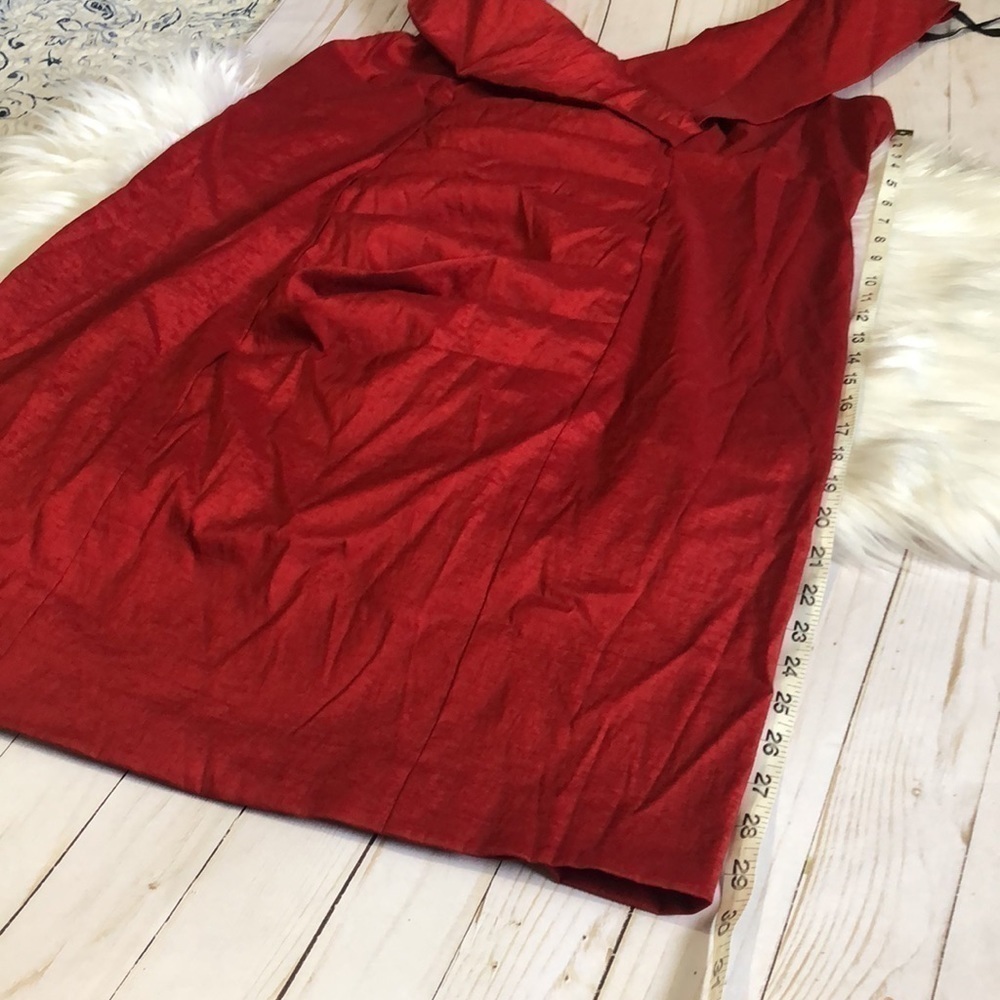 Calvin Klein red formal dress size 16 - Picture 9 of 10